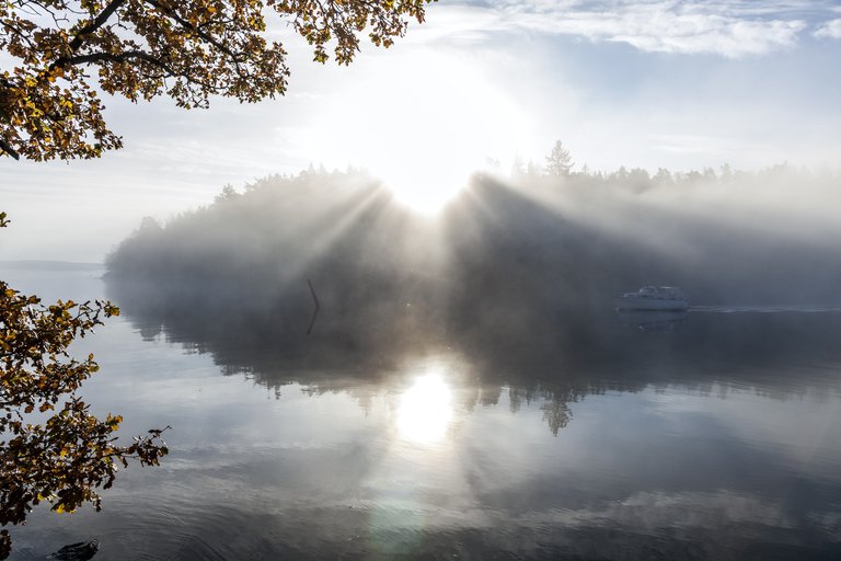 Autumn view in the archipelago