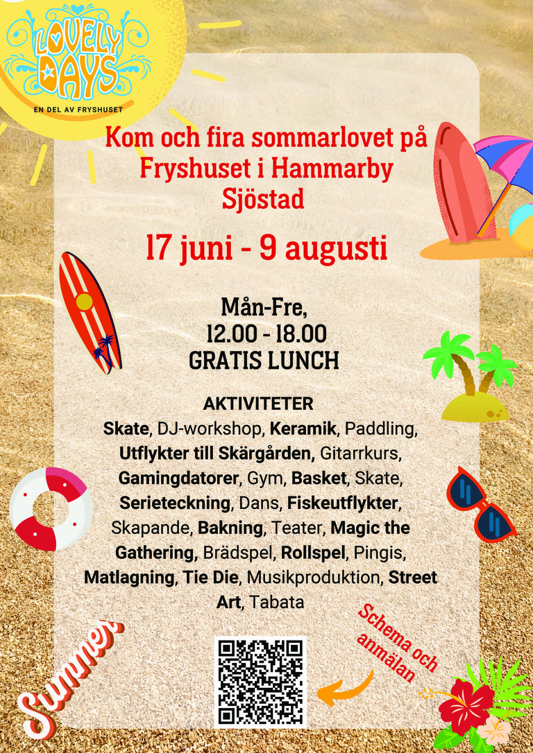 Sommarlovet på Fryshuset Visit Stockholm