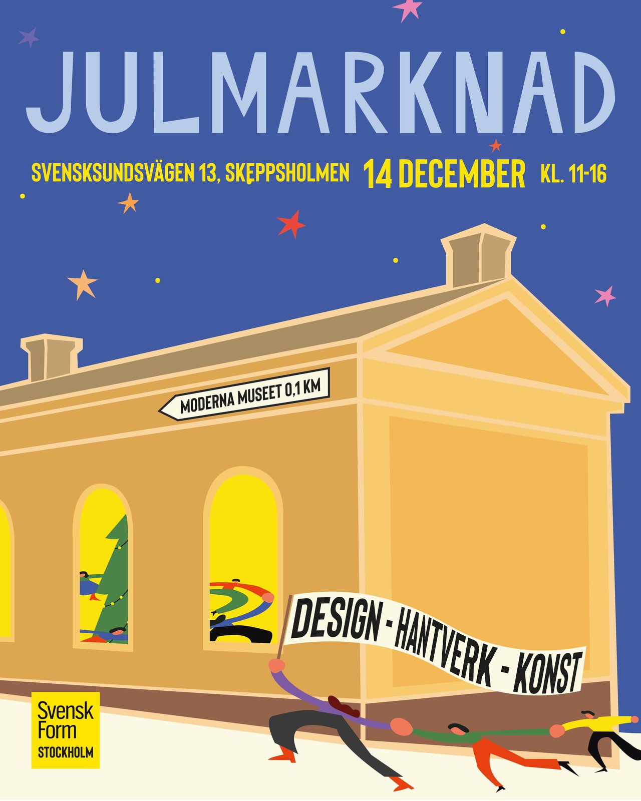 Svensk Form Stockholms julmarknad på Skeppsholmen - Visit Stockholm