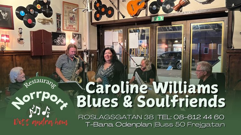 Caroline Williams Blues & Soulfriends @ Norrport