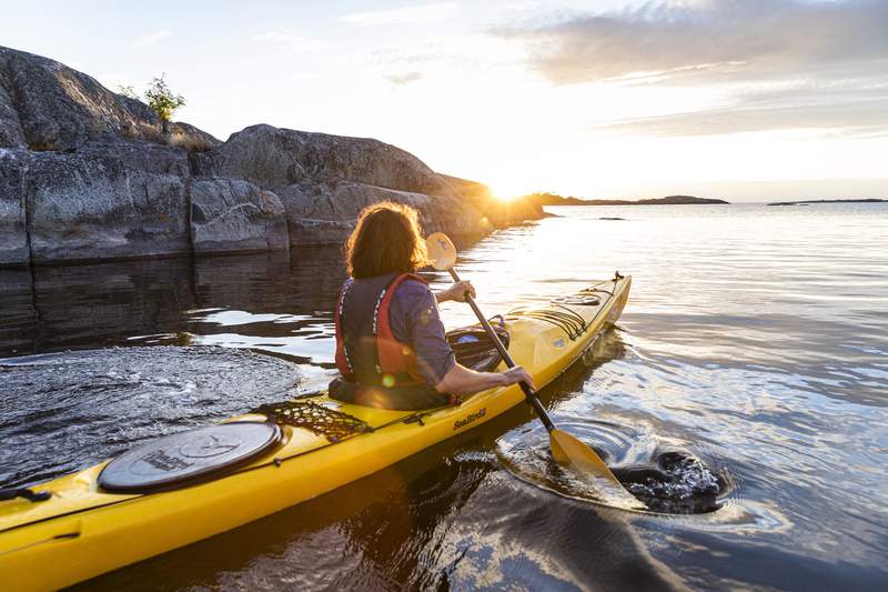 Kanot i skärgården