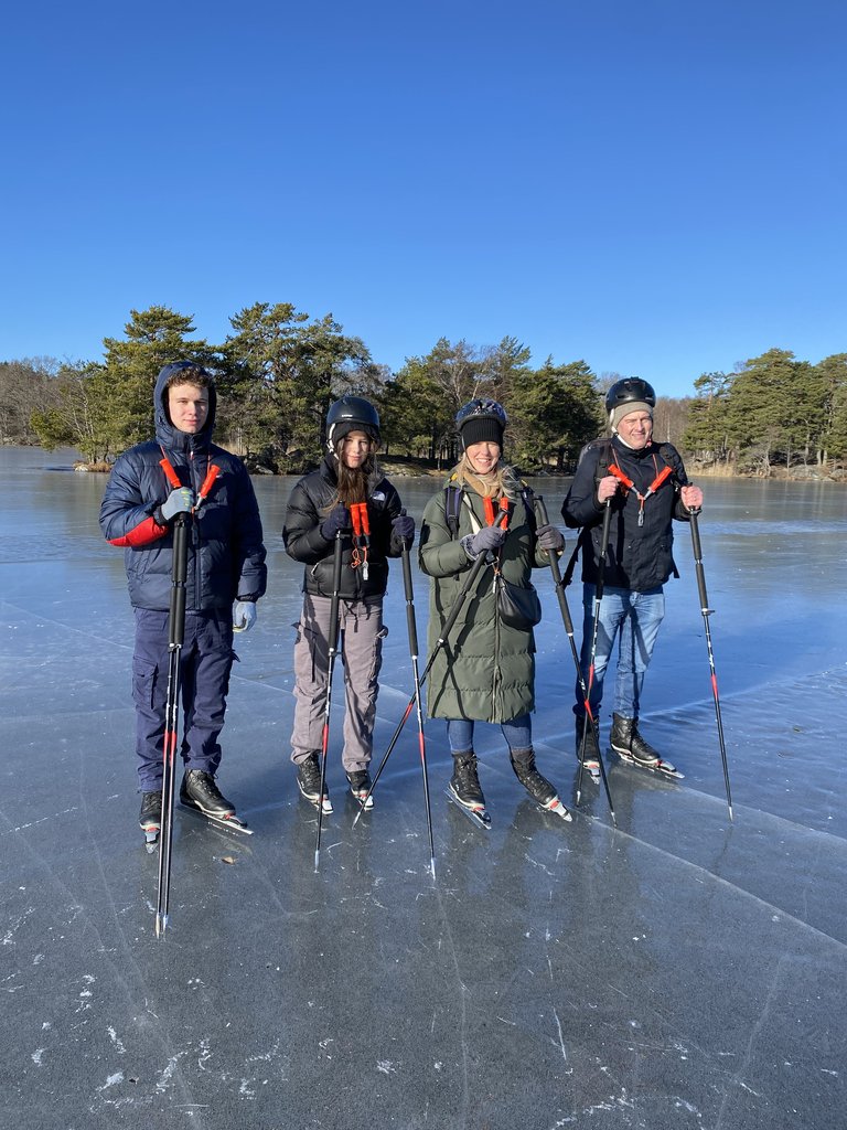 Skridskoåkare.