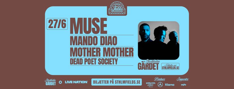 Muse + Mando Diao + Mother Mother + Dead Poet Society