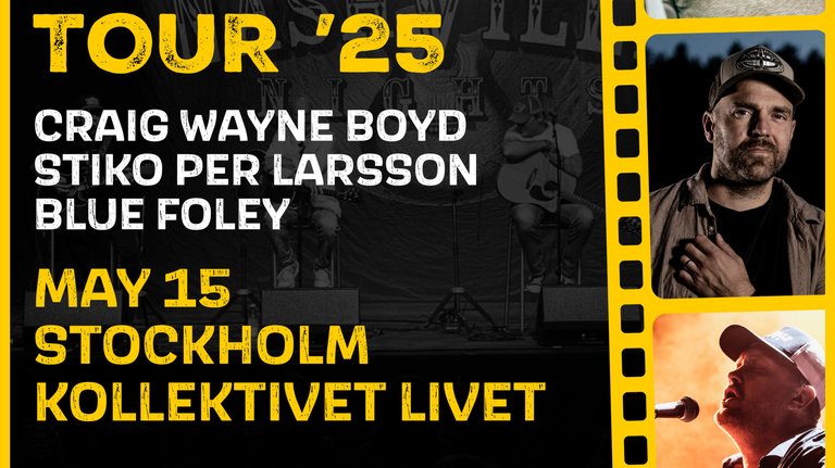 NASHVILLE NIGHTS SWEDEN TOUR ’25