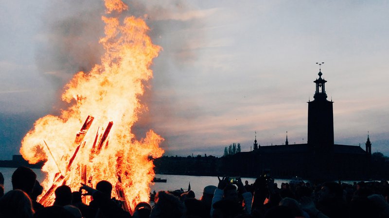 Valborg vid stadshuset