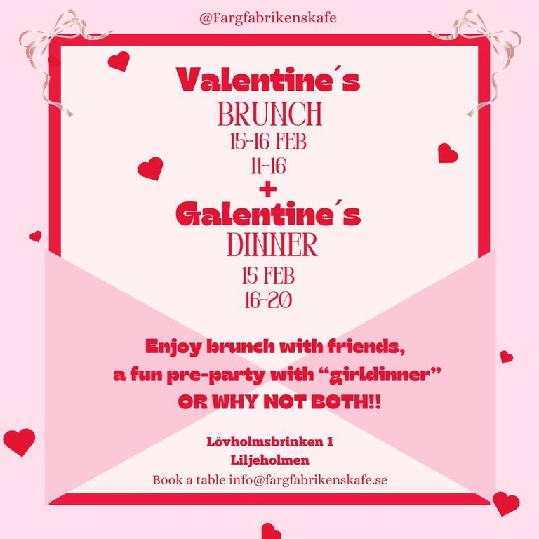 Valentine´s brunch+Galentine´s dinner