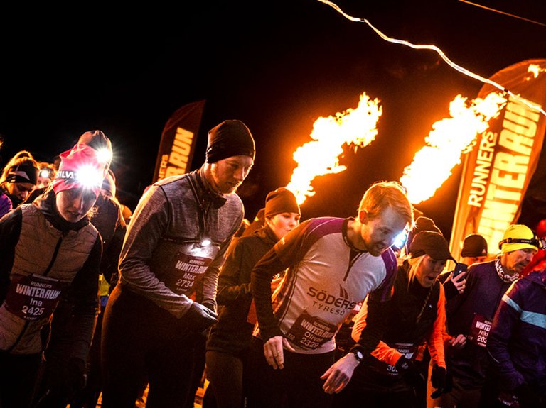 Winter Run in Skansen